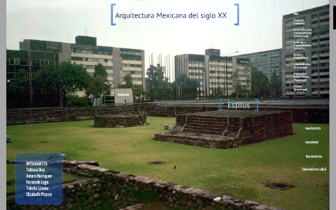 Arquitectura Mexicana Del Siglo XX By Tatiana Diaz