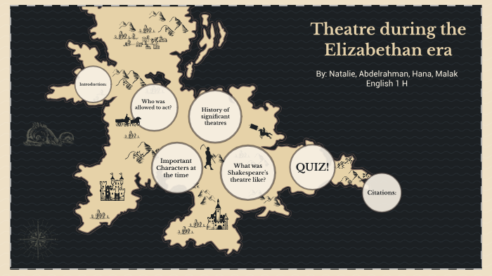 Theatre During The Elizabethan Era By English Project