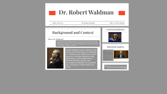 Dr. Robert Waldman by Bri Alexander on Prezi