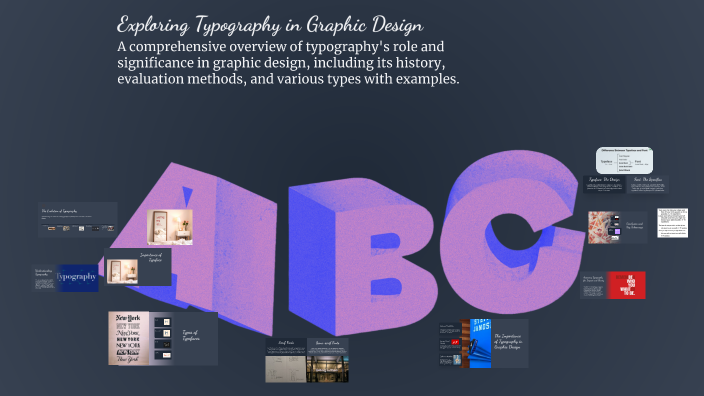 Exploring Typography in Graphic Design by image adobe on Prezi