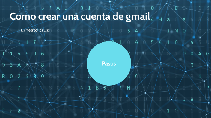 Pasos para crear una cuenta de correo by Ernesto cruz on Prezi