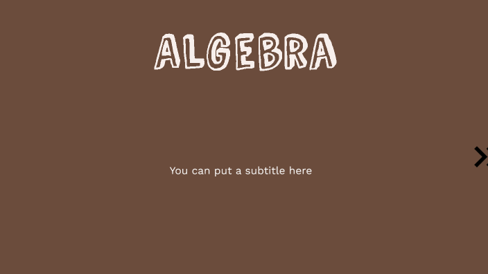 Algebra by Melissa Perez Alva on Prezi