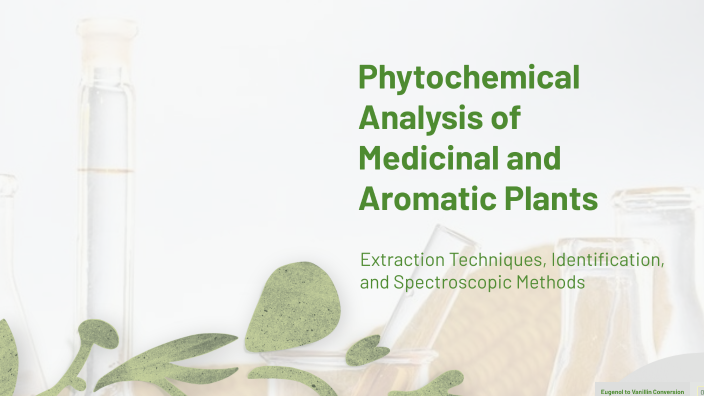 Phytochemical Analysis of Medicinal and Aromatic Plants by Satvik ...