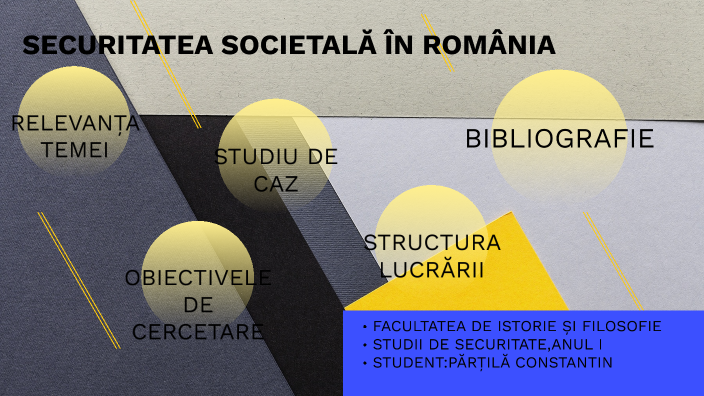 SECURITATEA SOCIETALĂ ÎN ROMÂNIA By CONSTANTIN PĂRȚILĂ On Prezi