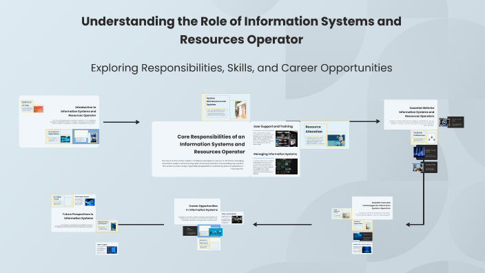 Understanding the Role of Information Systems and Resources Operator by ...
