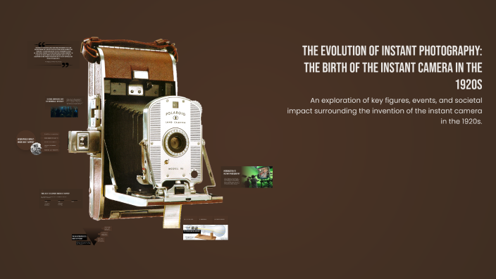 The Evolution of Instant Photography: The Birth of the Instant Camera ...