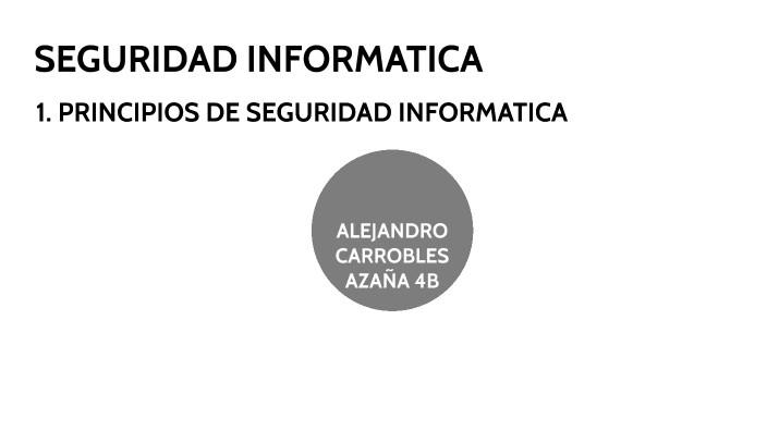 SEGURIDAD INFORMATICA by Alejandro Carrobles Azaña on Prezi