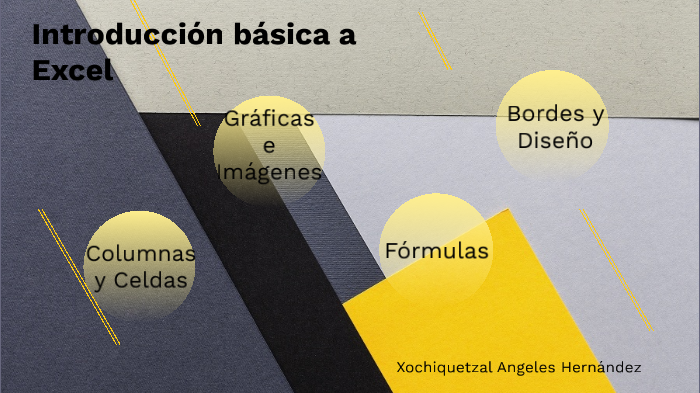 INTRODUCCION A EXCEL by Xochiquetzal Angeles Hernandez on Prezi