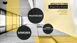 Proporcion Y Armonia En La Arquitectura By Laura Perez