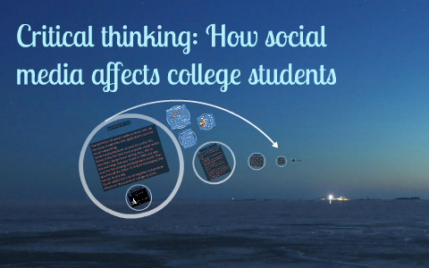 critical thinking social media