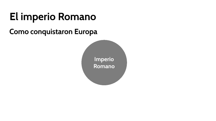 El imperio Romano by Victor Gomila on Prezi