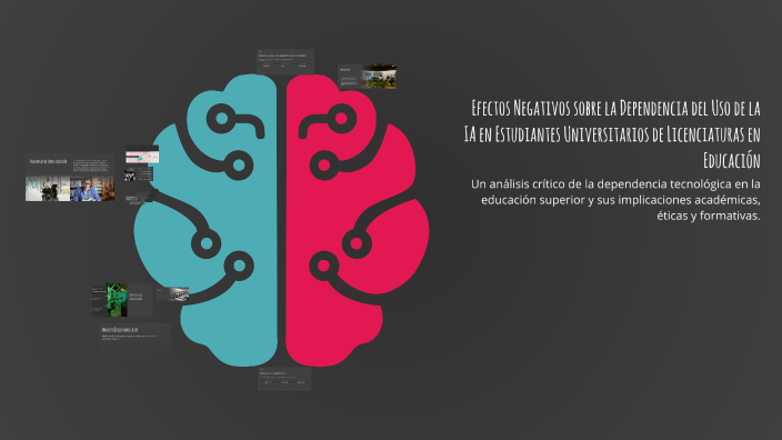 Efectos Negativos sobre la Dependencia del Uso de la IA en Estudiantes ...