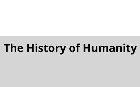 History of Humanity Timeline by Erik Furton