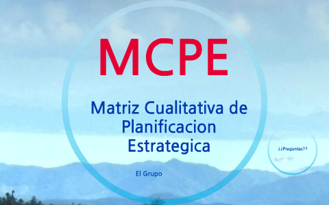 MATRIZ CUANTITATIVA DE PLANIFICACION ESTRATEGICA - MCPE by saira lazo ...