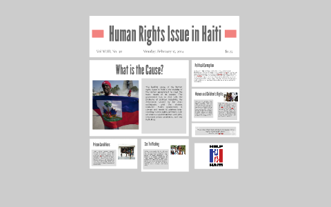 Human Rights Issue in Haiti by Charlotte Partrick on Prezi