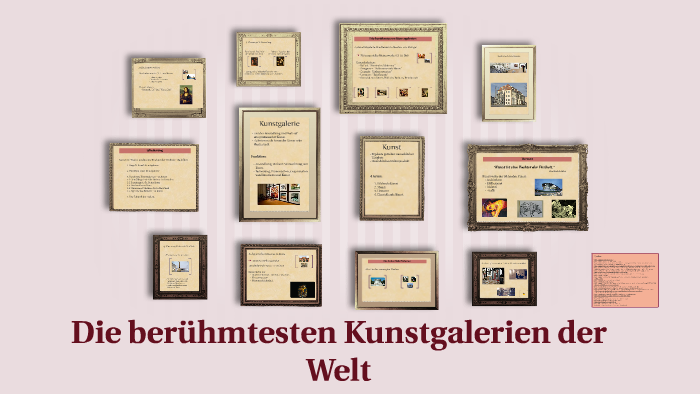 Die berühmtesten Kunstgalerien by Luise Hofmann