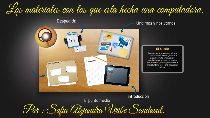 Los materiales con los que esta hecha una computadora by Sofia