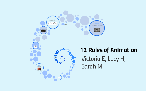 12 Rules of Animation by Lucy Hemingway on Prezi