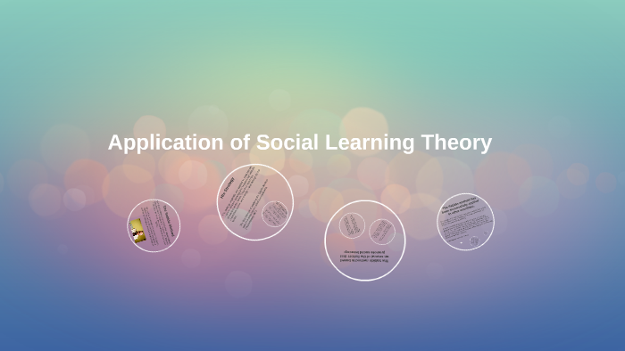 Application of Social Learning Theory by Harriet Hogarth