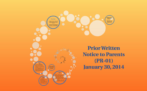 Pr 01 Form.pdf Prior Written Notice to Parents (PR-01) by Sue Wieging on Prezi