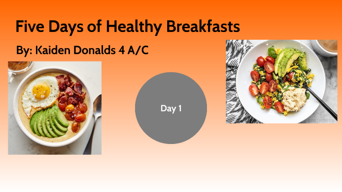 Five days of Easy and Nutritious Breakfasts by Kaiden Donaldson on Prezi