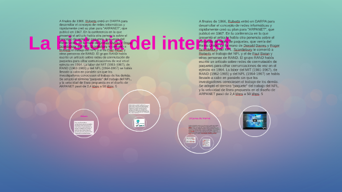 La historia del internet by Camila Mazon on Prezi