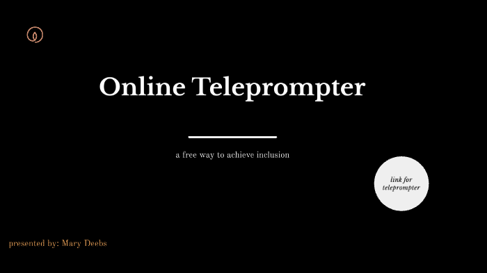 Web 2 0 Tool Free Teleprompter By Mary F Deebs