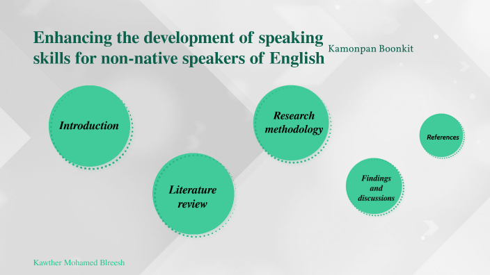 english language presentation skills for non native speakers