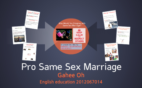 Legalization of same sex marriage essay
