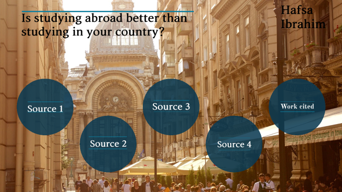 studying abroad vs in country you live in? by Hafsa A Ibrahim 12th FHHS ...