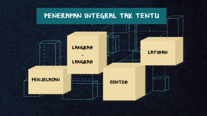 Penerapan Integral Tak Tentu By Idzni Desrifani