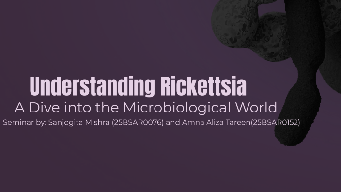 Microbiology seminar on 'Rickettsia' by Aliza Tareen on Prezi