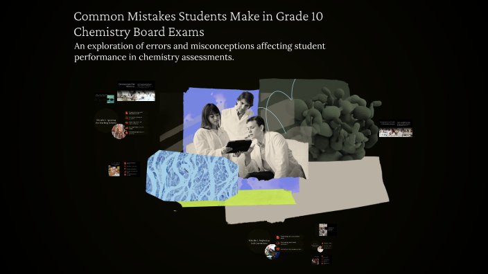 Common Mistakes Students Make in Grade 10 Chemistry Board Exams by ...