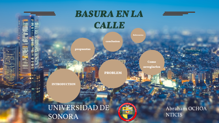 Basura en la calle by Abraham Ochoa on Prezi