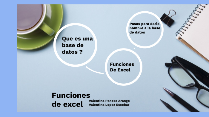 FUNCIONES DE BASE DE DATOS EXCEL by valentina lopez escobar on Prezi