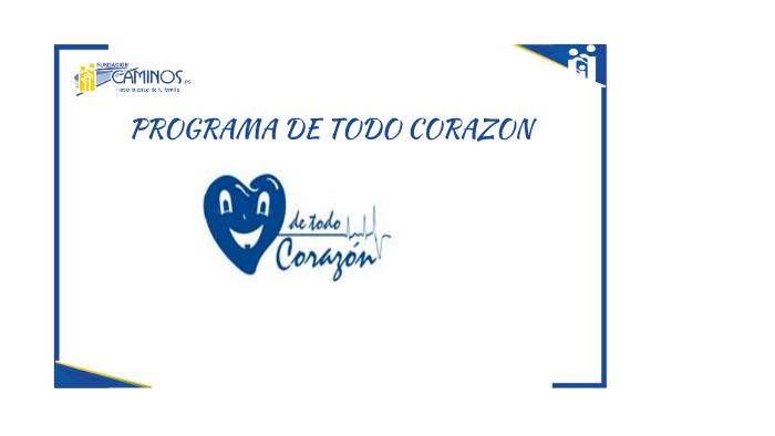 PROGRAMA DE TODO CORAZON by mari suarez