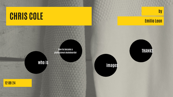CHRIS COLE by Emilio Leon on Prezi