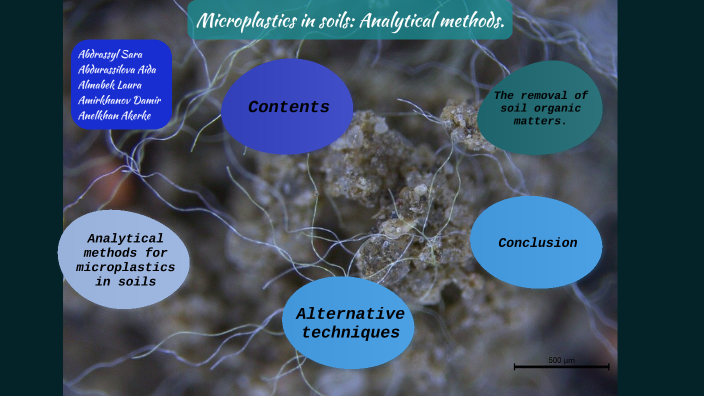 Microplastics in soils: Analytical methods by Сара Абдрасыл on Prezi
