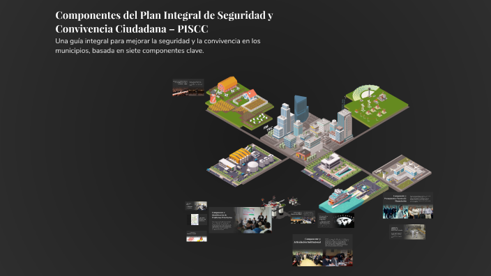 Componentes del Plan Integral de Seguridad y Convivencia Ciudadana ...