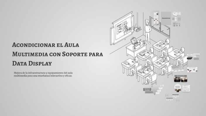 Acondicionar el Aula Multimedia con Soporte para Data Display by Mari ...