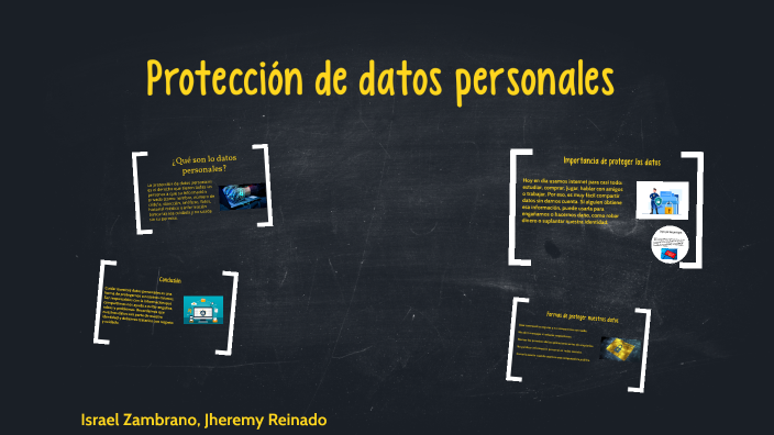 Protección de datos personales by Jheremy Reinado Fernández on Prezi