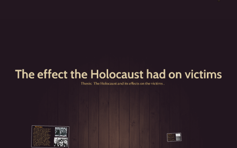 arguable thesis on holocaust