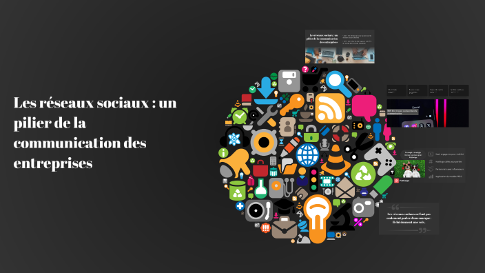 Les réseaux sociaux : un pilier de la communication des entreprises by ...
