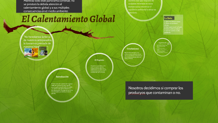 El Calentamiento Global by Sabina Llanco on Prezi