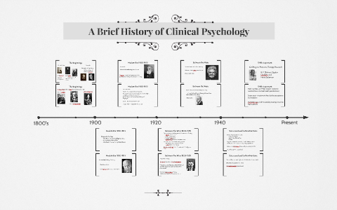 A Brief History of Clinical Psychology by Jay Boring on Prezi