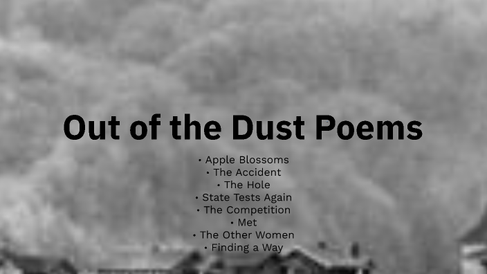 Out of the Dust Poems by Kenneth Marshall on Prezi