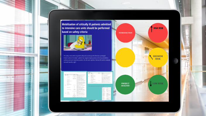 Traffic Light Code For Mobilization In ICU By RUI Daniel FONTES