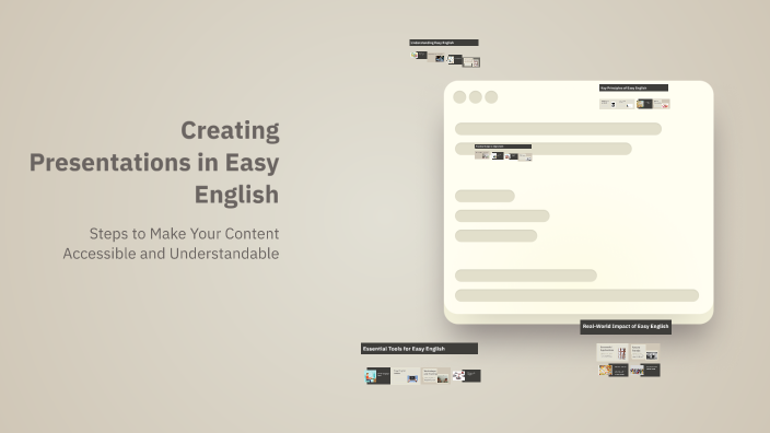 Creating Presentations in Easy English by Muhammad Husan on Prezi