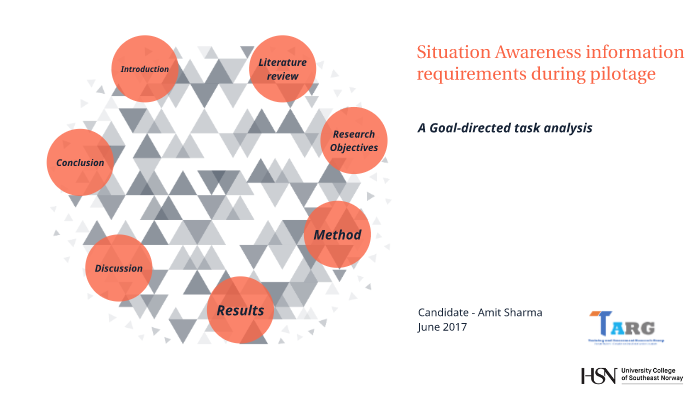 Situation Awareness information requirements during pilotage by Amit ...