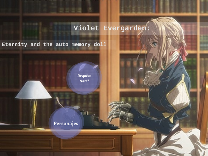 Violet Evergarden Eternity And The Auto Memories Doll